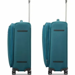Best Roncato City 3.0 4 Rollen Trolley M 64 cm mit Dehnfalte flaschengruen
