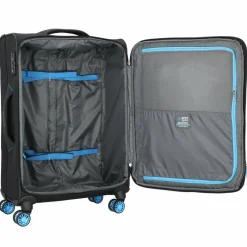 Roncato Weichgepäck|4-Rollen Koffer<Crosslite 4-Rollen Trolley 65 cm nero