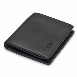 Roncato Herrengeldbörsen Querformat<Detroit Geldbörse RFID Schutz Leder 9 cm nero