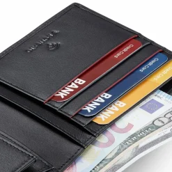 Herren Roncato Detroit Geldbörse RFID Schutz Leder 12 cm