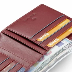 Roncato Herrengeldbörsen Querformat<Detroit Geldbörse RFID Schutz Leder 12.5 cm burgundy