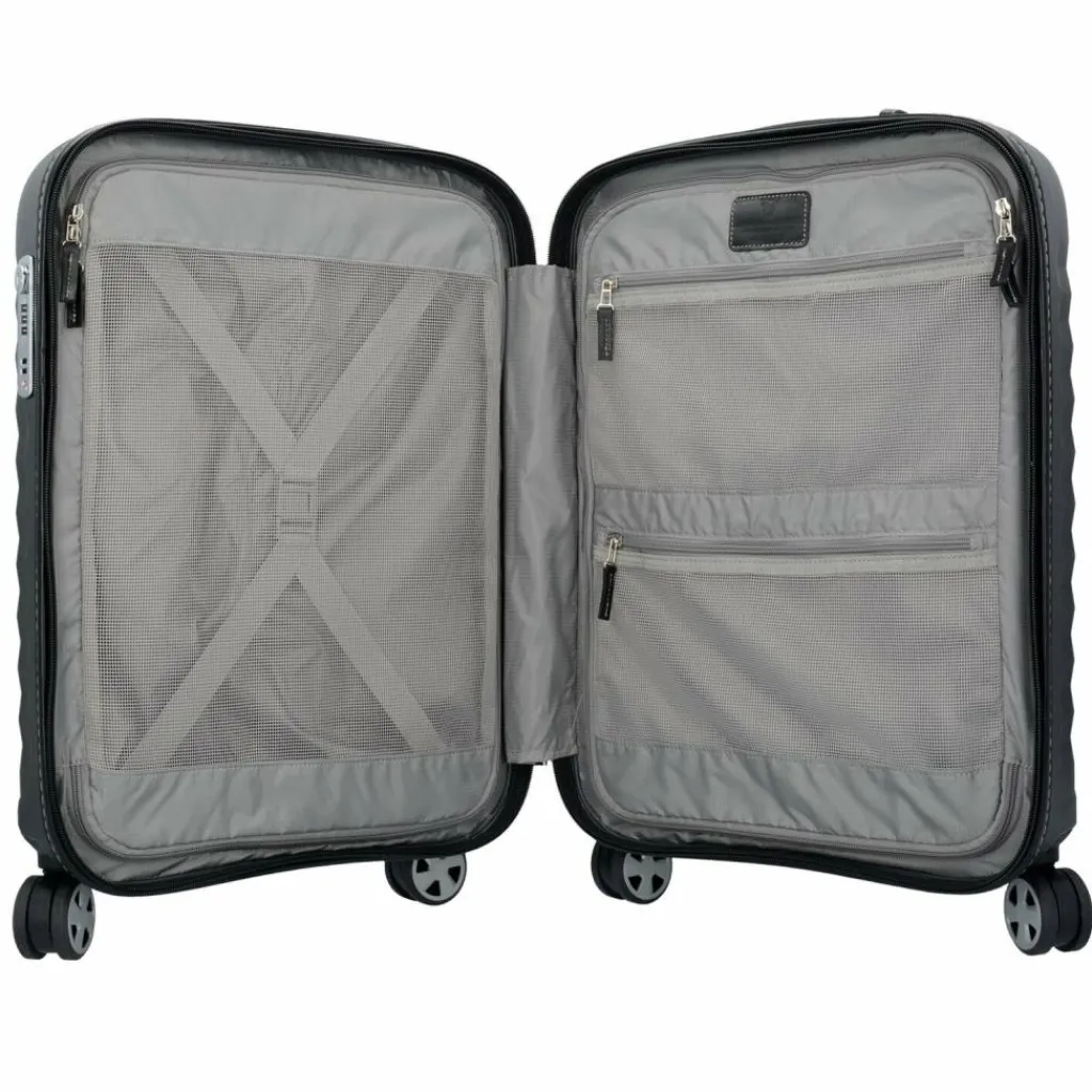 Roncato E-Lite 4 Rollen Kabinentrolley 55 cm nero nero