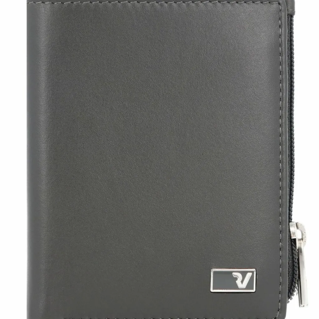 Hot Roncato Firenze Geldbörse RFID Leder 7,5 cm anthrazit