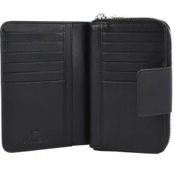 Roncato Damengeldbörsen Querformat<Firenze Geldbörse RFID Leder 15 cm black