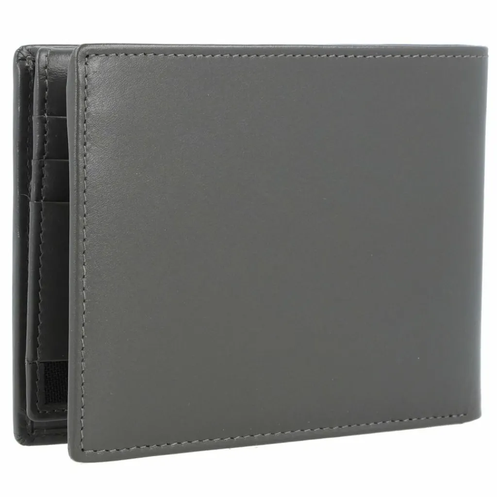 Roncato Herrengeldbörsen Querformat<Firenze Geldbörse RFID Leder 12 cm anthrazit