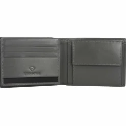 Roncato Herrengeldbörsen Querformat<Firenze Geldbörse RFID Leder 12 cm anthrazit