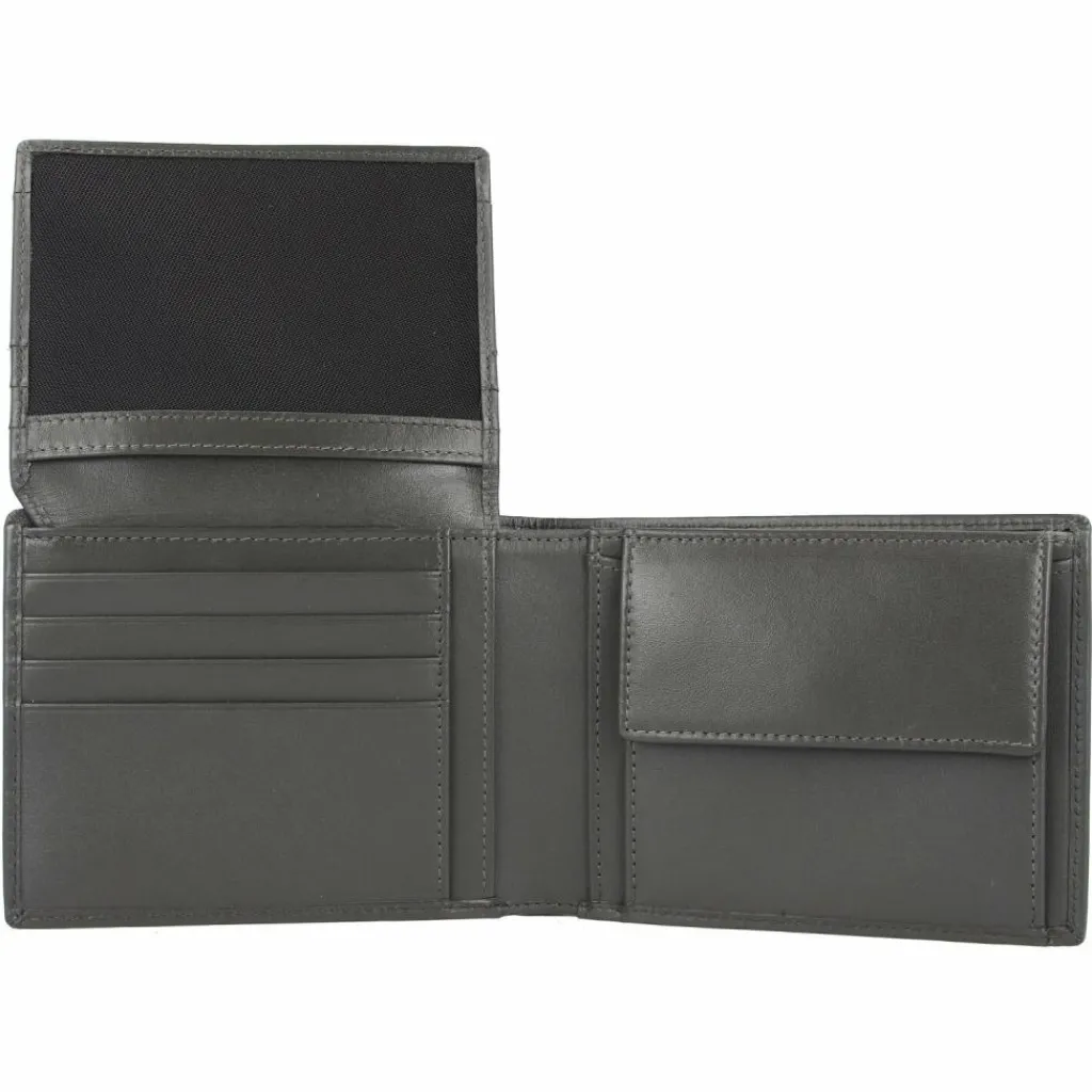 Roncato Herrengeldbörsen Querformat<Firenze Geldbörse RFID Leder 12 cm anthrazit