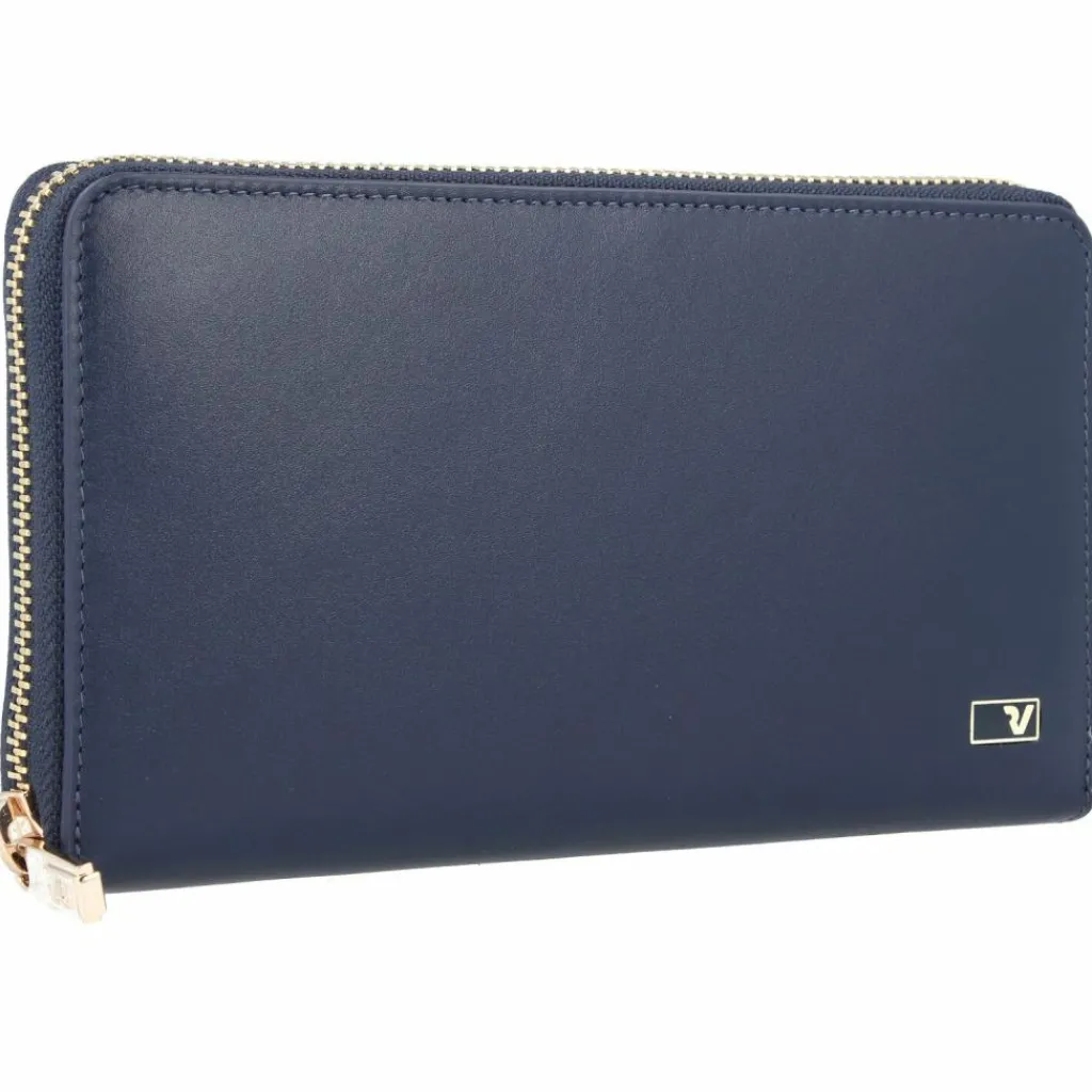 Hot Roncato Firenze Geldbörse RFID Leder 18 cm navy