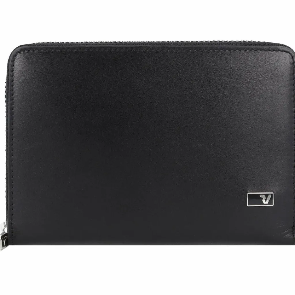 Roncato Damengeldbörsen Querformat<Firenze Geldbörse RFID Leder 15 cm black