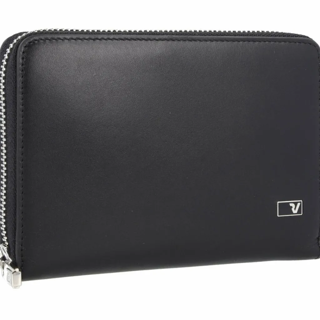 Roncato Damengeldbörsen Querformat<Firenze Geldbörse RFID Leder 15 cm black