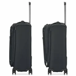 Roncato Koffersets Als Weichgepäck|Koffersets 2-Teilig<Gateway 4 Rollen Kofferset 2-teilig mit Dehnfalte black