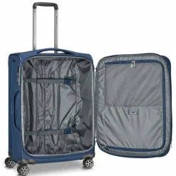 Roncato Koffersets Als Weichgepäck|Koffersets 2-Teilig<Gateway 4 Rollen Kofferset 2-teilig mit Dehnfalte blue