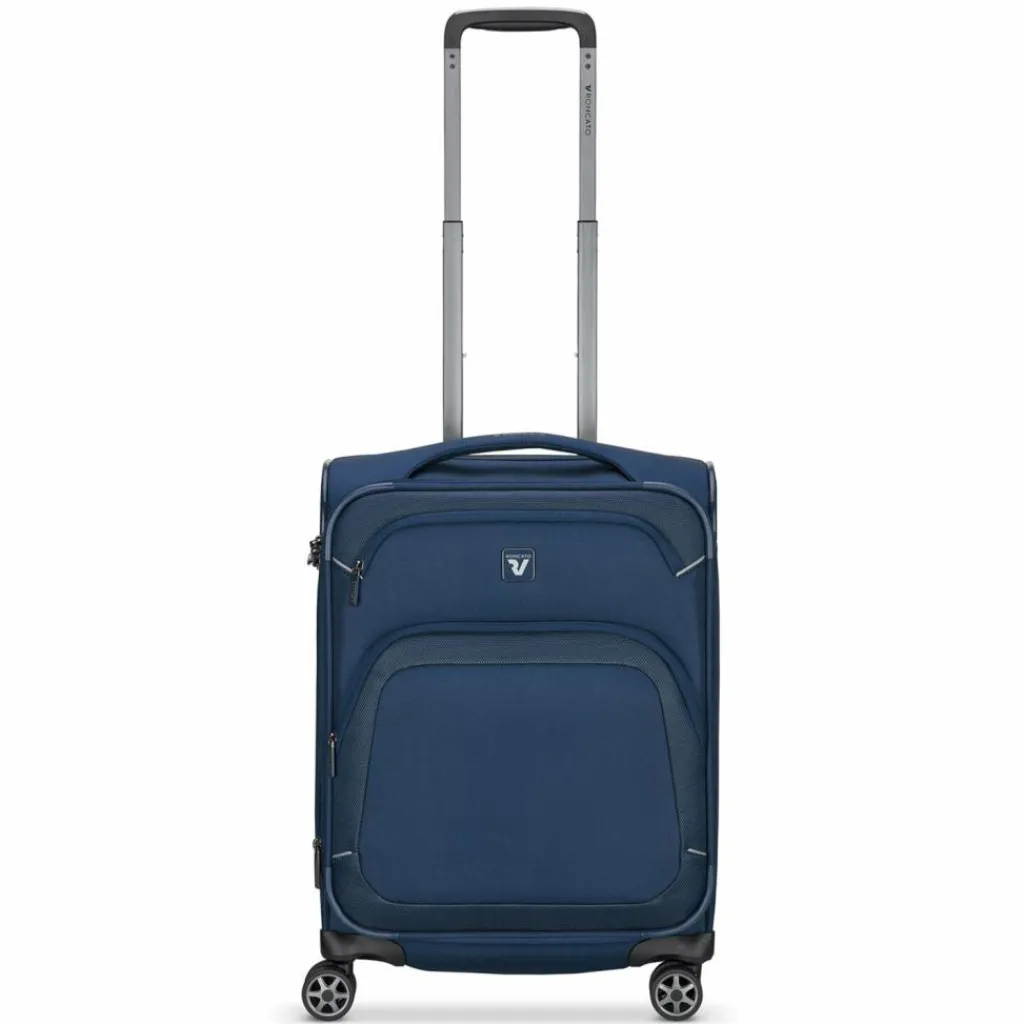 Outlet Roncato Gateway 4 Rollen Kabinentrolley S 55 cm mit Dehnfalte blue