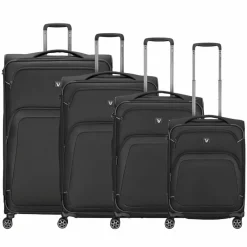 Roncato Koffersets Als Weichgepäck|Koffersets 3-Teilig<Gateway 4 Rollen Kofferset 4-teilig mit Dehnfalte black