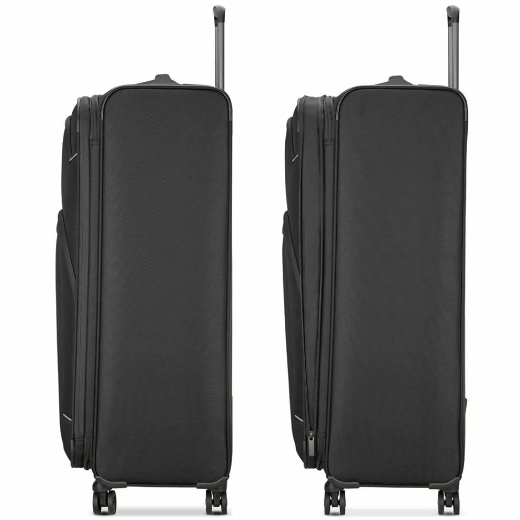 Roncato Weichgepäck|4-Rollen Koffer<Gateway 4 Rollen Trolley XL 90 cm mit Dehnfalte black