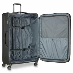 Roncato Weichgepäck|4-Rollen Koffer<Gateway 4 Rollen Trolley XL 90 cm mit Dehnfalte black