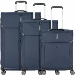 Sale Roncato Ironik 2.0 4 Rollen Kofferset 3-teilig mit Dehnfalte blu notte