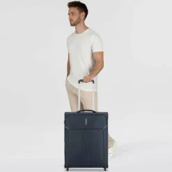 Roncato Weichgepäck Kabinengepäck|4-Rollen Kabinentrolleys<Ironik 2.0 4 Rollen Kabinentrolley 55 cm mit Dehnfalte blu notte