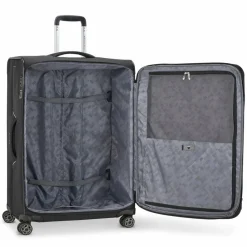 Roncato Weichgepäck|4-Rollen Koffer<Ironik 2.0 4 Rollen Trolley 65 cm mit Dehnfalte nero