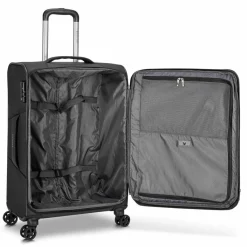 Roncato Koffersets Als Hartgepäck|Koffersets 3-Teilig<Jazz 4.0 4 Rollen Kofferset 3-teilig mit Dehnfalte schwarz