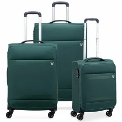 Roncato Koffersets Als Weichgepäck|Koffersets 3-Teilig<Jazz 4.0 4 Rollen Kofferset 3-teilig smaragd