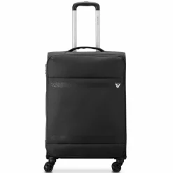 Roncato Weichgepäck|4-Rollen Koffer<Jazz 4.0 4 Rollen Trolley M 65 cm mit Dehnfalte schwarz