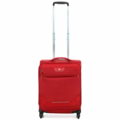 Roncato 4-Rollen Kabinentrolleys|Weichgepäck<Joy 4 Rollen Kabinentrolley 55 cm mit Dehnfalte rot