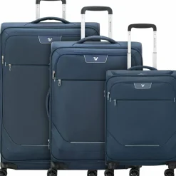 Roncato Joy 4-Rollen Kofferset 3tlg. blu notte