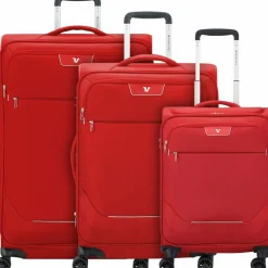 New Roncato Joy 4-Rollen Kofferset 3tlg. rosso