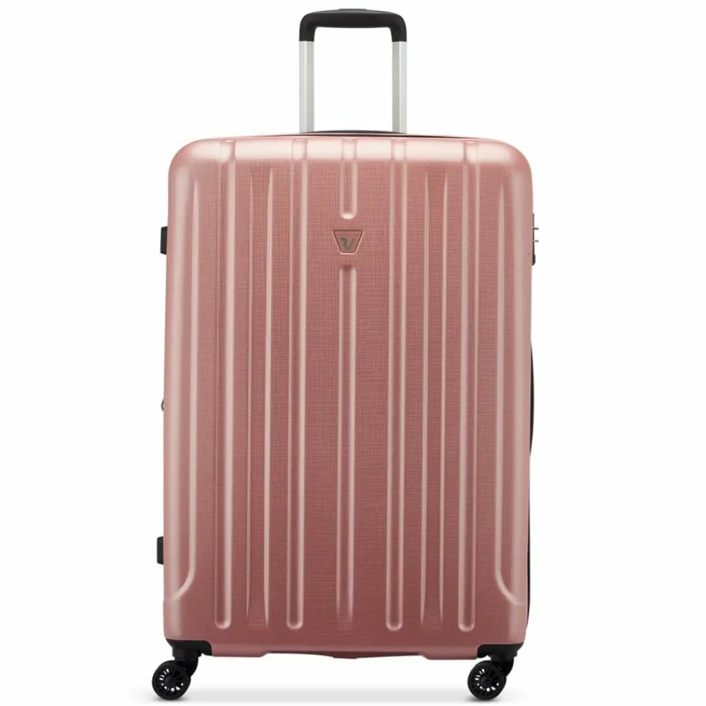 Best Roncato Kinetic 2.0 4 Rollen Trolley 76 cm mit Dehnfalte rosa antico