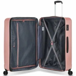 Best Roncato Kinetic 2.0 4 Rollen Trolley 76 cm mit Dehnfalte rosa antico