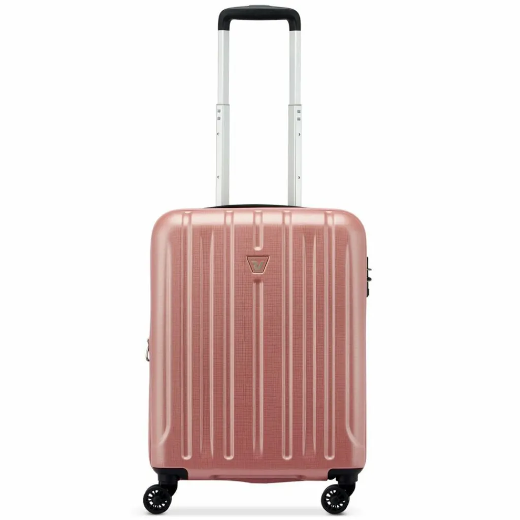 Discount Roncato Kinetic 2.0 4 Rollen Kabinentrolley 55 cm mit Dehnfalte rosa antico