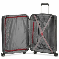 Roncato Kinetic 2.0 4 Rollen Kofferset 3-teilig mit Dehnfalte nero