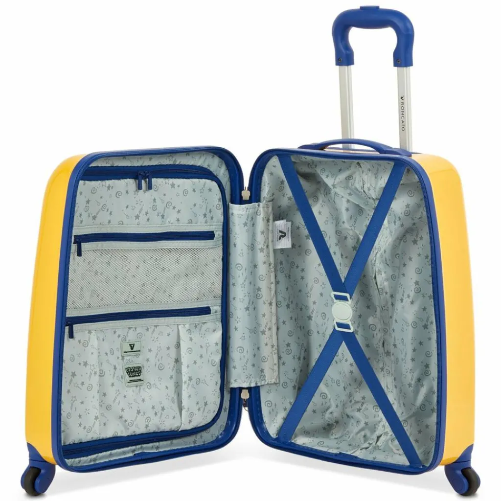 Roncato Kinder Koffer<Looney Tunes 4 Rollen Kindertrolley 50 cm daffy duck papaya