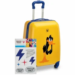 Roncato Kinder Koffer<Looney Tunes 4 Rollen Kindertrolley 50 cm daffy duck papaya