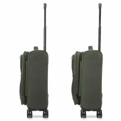 Roncato Weichgepäck Kabinengepäck|4-Rollen Kabinentrolleys<Metropolitan 4 Rollen Kabinentrolley 55 cm mit Dehnfalte green