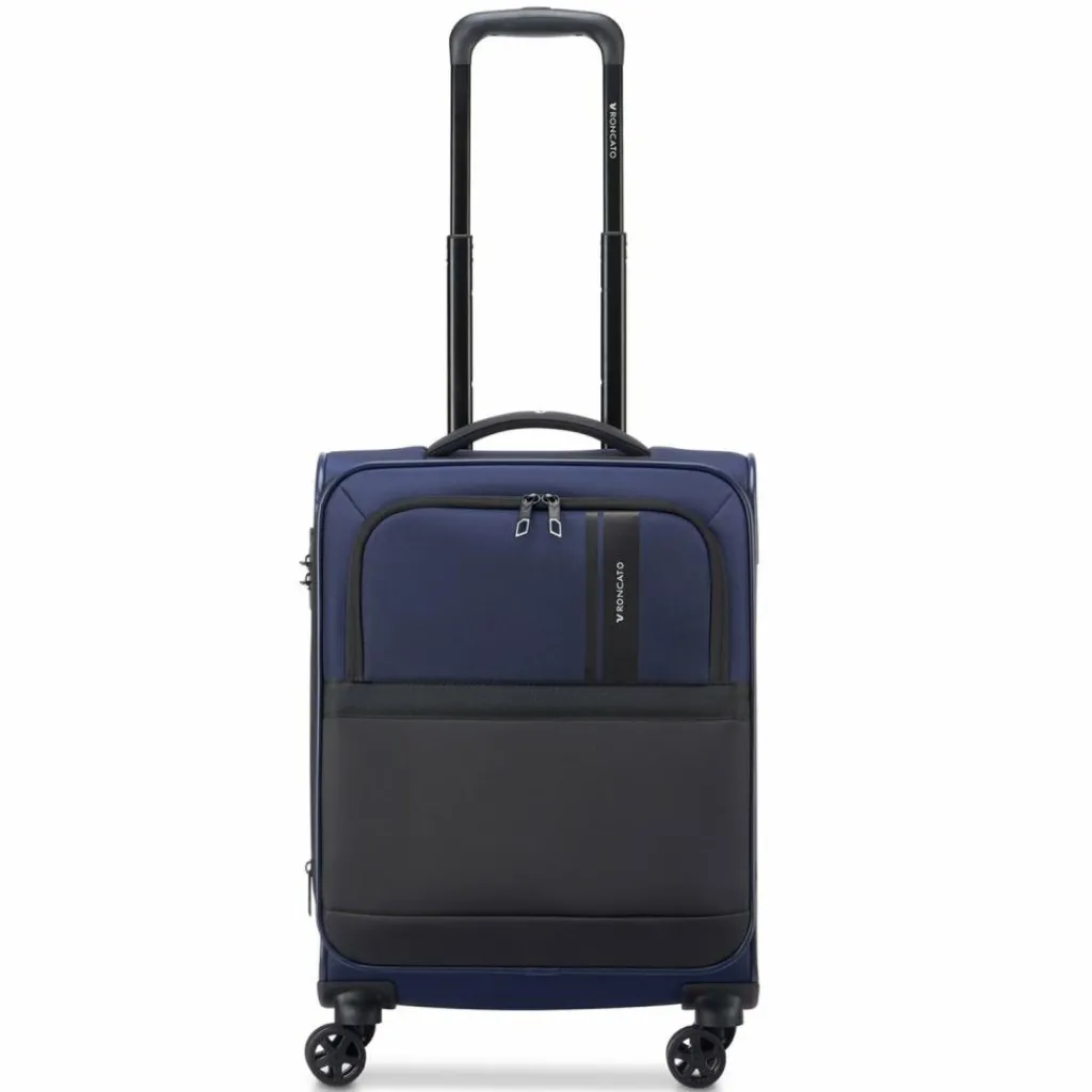 Online Roncato Metropolitan 4 Rollen Kabinentrolley 55 cm mit Dehnfalte blue