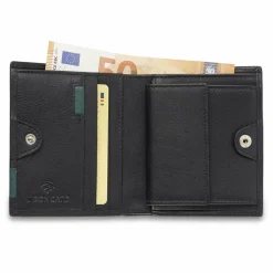 Discount Roncato Monaco Geldbörse Leder 9 cm nero