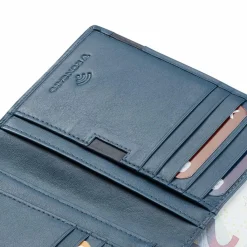 Roncato Herrengeldbörsen Hochformat<Monaco Geldbörse RFID Schutz Leder 9.5 cm denim