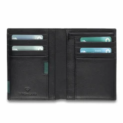 Roncato Herrengeldbörsen Hochformat<Monaco Geldbörse RFID Schutz Leder 9.5 cm nero
