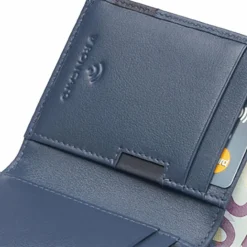 Best Roncato Monaco Geldbörse RFID Schutz Leder 8 cm denim