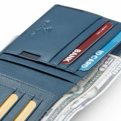 Roncato Herrengeldbörsen Querformat<Monaco Geldbörse RFID Schutz Leder 12 cm denim