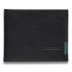 Roncato Herrengeldbörsen Querformat<Monaco Geldbörse RFID Schutz Leder 12.5 cm nero