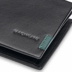 Roncato Herrengeldbörsen Querformat<Monaco Geldbörse RFID Schutz Leder 12.5 cm nero