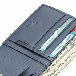 Clearance Roncato Monaco Geldbörse RFID Schutz Leder 9.5 cm denim