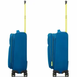 Sale Roncato Move 4 Rollen Kabinentrolley 55 cm mit Dehnfalte blu laguna