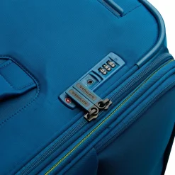 Sale Roncato Move 4 Rollen Kabinentrolley 55 cm mit Dehnfalte blu laguna