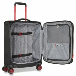 Hot Roncato Move 4 Rollen Kabinentrolley 55 cm mit Dehnfalte nero fumo