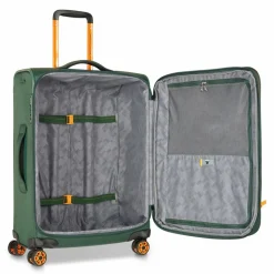 Roncato Weichgepäck|4-Rollen Koffer<Move 4 Rollen Trolley 64 cm mit Dehnfalte verde mimetico