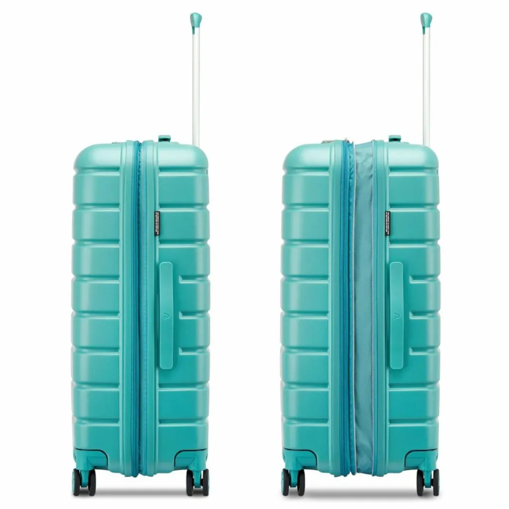 Online Roncato Relife 4 Rollen Kofferset 3-teilig mit Dehnfalte salbei